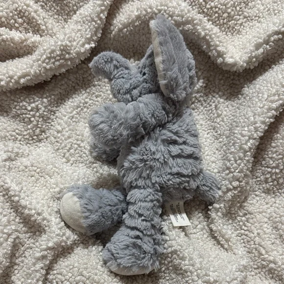 Gray Plush Elephant Stuffed Animal - Picture 4 of 4